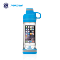 Bouteille d'eau en plastique personnalisable avec logo, réutilisable, légère, anti-fuite, pour le sport, la gym et la remise en forme