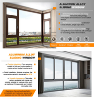 Puerta Batiente de Vidrio con Aislamiento Térmico, Aleación de Aluminio, Vidrio Templado, Insonorizada, Tamaño Personalizado para Decoración del Hogar