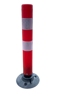 Poste de Señalización de Tráfico Flexible con Base Negra, Poste de Advertencia Reflectante de PE de Alta Calidad - Product Image 2