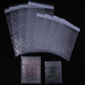 Bolsa de burbujas transparente Hanrong, embalaje grueso a prueba de golpes, amortiguación protectora para artículos frágiles, envío exprés - Product Image 1