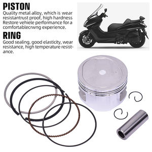 ชุดลูกสูบและแหวนสำหรับรถจักรยานยนต์ยามาฮ่า 250 ซีซี YP250 ทำจากอลูมิเนียมอัลลอย STD ~+<span class=keywords><strong>100</strong></span> ขนาด 69 มม. 69.5 มม. 69.75 มม. 70 มม. <span class=keywords><strong>ราคา</strong></span>โรงงาน - Product Image 4