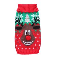Offre Spéciale S-XXL rouge chaud coton chien pull pull joli coeur motif tricot vêtements pour animaux de compagnie été printemps Halloween loisirs
