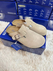 Boston Unisex katırlar için birkenfor mantar ayak yatak kemer destek ayakkabı deri üst kayma-on ortopedik takunya anti-kaygan - Product Image 4