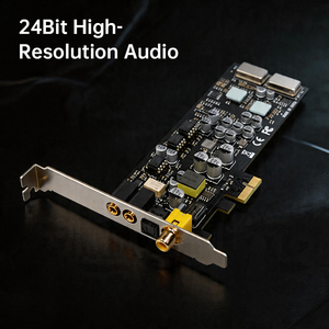 <span class=keywords><strong>Tarjeta</strong></span> <span class=keywords><strong>de</strong></span> <span class=keywords><strong>Sonido</strong></span> PCIe X1 con Salida Óptica Coaxial, Chip CM6635, Audio Hi-Fi <span class=keywords><strong>de</strong></span> <span class=keywords><strong>7.1</strong></span> Canales <span class=keywords><strong>para</strong></span> Juegos, Transmisión en Vivo, Karaoke, <span class=keywords><strong>PC</strong></span> - Product Image 2