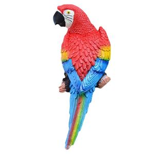 เรซิ่นนกรูปปั้นนกแก้ว Figurine สําหรับแขวนผนังตกแต่ง - Product Image 2