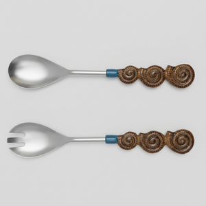 Juego de Cubiertos Modernos de Acero Inoxidable, Cuchara y Tenedor Largos, Vajilla Reutilizable de Primera Calidad para Hogar y Restaurante, Venta al Por Mayor - Product Image 1