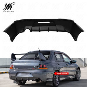 กันชนหลังไฟเบอร์กลาสคุณภาพสูงใหม่ สำหรับ <span class=keywords><strong>Lancer</strong></span> <span class=keywords><strong>Evolution</strong></span> 8 <span class=keywords><strong>9</strong></span> ปี 2003-2007 สไตล์ JDM OEM พร้อมการประกอบที่ลงตัวอย่างเยี่ยม - Product Image 5