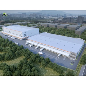 Bâtiment à structure en acier moderne de style industriel personnalisé de haute qualité pour garage d'entrepôt d'usine-de Factory Direct - Product Image 4