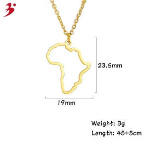 Collar con colgante <span class=keywords><strong>de</strong></span> <span class=keywords><strong>mapa</strong></span> <span class=keywords><strong>de</strong></span> Sudáfrica hueco <span class=keywords><strong>de</strong></span> acero inoxidable pequeño <span class=keywords><strong>Continente</strong></span> africano ciudad natal país cadena clavícula Collar gargantilla - Product Image 5