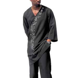 <span class=keywords><strong>Tenue</strong></span> musulmane marocaine pour <span class=keywords><strong>homme</strong></span> : Qamis, Thobe, Kameez, Abaya, Jubba, Thobe, style <span class=keywords><strong>Dubaï</strong></span>, <span class=keywords><strong>Dubaï</strong></span>, Ramadan, ensemble deux pièces, vêtements arabes - Product Image 2