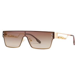 Gafas de sol rectangulares de moda 2024 para mujer, gafas de decoración de <span class=keywords><strong>Pantera</strong></span> 3D, gafas de sol Retro para hombre, gafas con lentes degradadas, gafas de sol - Product Image 6