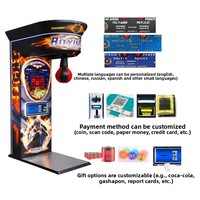 Machine de jeu d'arcade de boxe, mesure de force de frappe et de coup de pied, cible musicale Dragon, anti-stress, pour une personne, matériel
