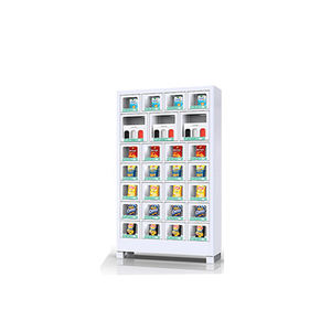 Distributeur automatique treillis armoire collation <span class=keywords><strong>boisson</strong></span> self-service commercial sans pilote distributeur automatique pur balayage code casier - Product Image 4