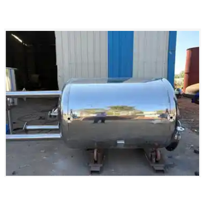 Tanque de almacenamiento de bomba Horizontal de acero al carbono directo de fábrica para uso comercial doméstico para motor de planta de fabricación de restaurante - Product Image 1