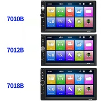 EURS 7010B 7012B 7018B Lecteur MP5 universel à double écran de 7 pouces 7010B Lecteur MP3 MP5 Lecteur audio de voiture