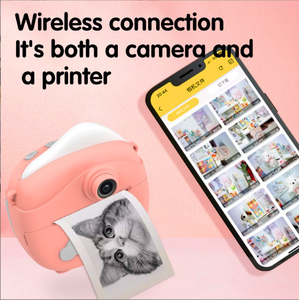 Cámara de Impresión Instantánea para Niños con Sensor CMOS, Zoom Óptico de 10x-20x, Función de Grabación en Tarjeta MicroSD - Product Image 2