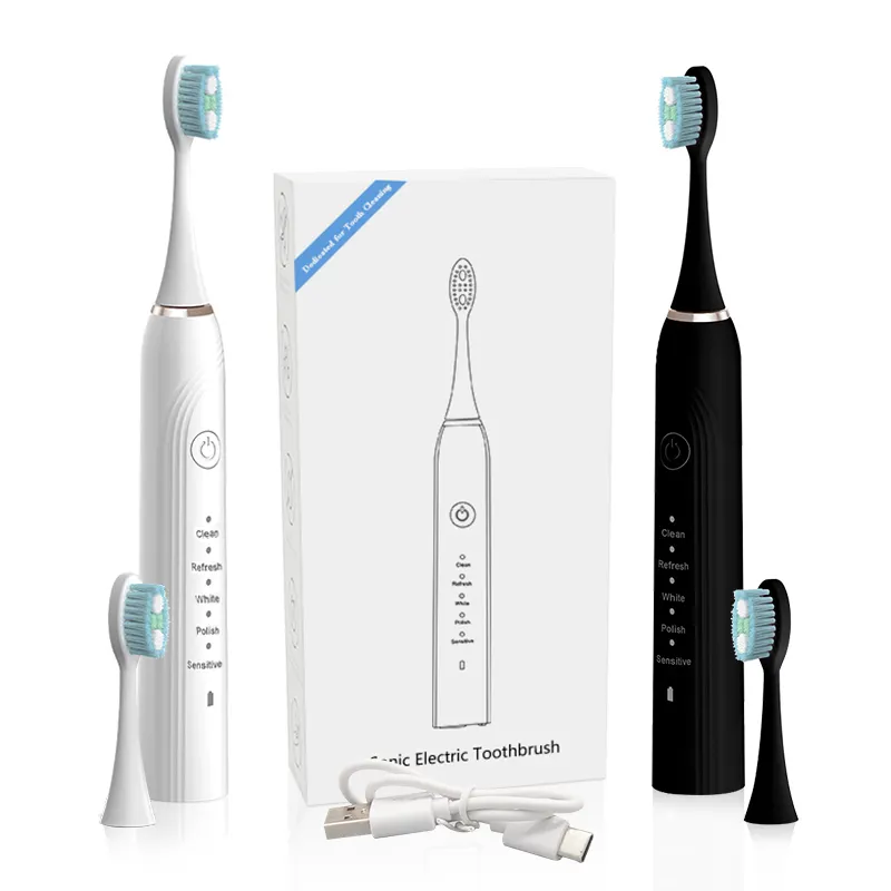 Amazons Hot Sale Cheap Automatic Sonic Toothbrush Smart Positioning Rechargeable Teeth Whitening Electric Toothbrush