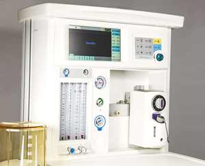 Mesin anestesi anak/dewasa dengan tampilan LCD, mesin Ventilator anestesi ICU dengan Respirator bawaan penggunaan dokter hewan - Product Image 4