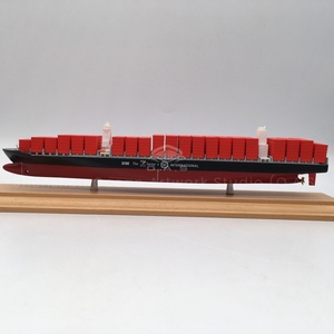 Mô hình thuyền quy mô thủ công của nhà máy o.a.s 1: Mô hình tàu Chất lượng cao quy mô 1000 tùy chỉnh Mô hình tàu container 35cm zim - Product Image 2