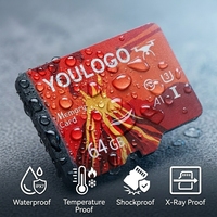 Carte Micro SD 64 Go Classe 10 UHS-I U1 A1 Haute Vitesse, Carte Mémoire TF pour Smartphone, Appareil Photo, Tablette, Logo Personnalisé OEM, Vente en Gros