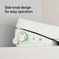 Bidet intelligent électronique en forme de U pour toilettes, pression d'eau réglable, lavage arrière, lavage féminin, économie d'énergie, lumière nocturne