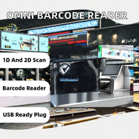 Lecteur de codes-barres USB de bureau omnidirectionnel 1D/2D