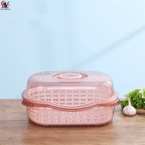 Calidad Original de plástico plato escurridor con grande de la cubierta - Product Image 2