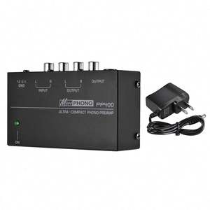 Préamplificateur <span class=keywords><strong>Phono</strong></span> Ultra Compact DAYMIC avec Interfaces RCA et TRS 1/4 pouces - Product Image 5