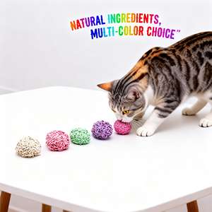 Litière pour chat en tofu, charbon actif, amidon de maïs, biodégradable, sans blocage, parfum lavande, écologique - Product Image 1