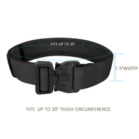 Entrepôt USA KRYDEX Sangle de jambe tactique Ceinture de cuisse en nylon Sangle de cuisse élastique avec boucle à dégagement rapide