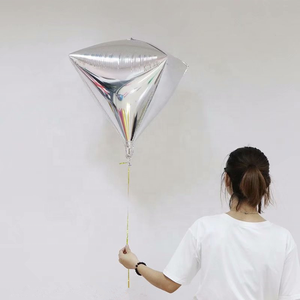 Vente chaude 24 pouces 4D <span class=keywords><strong>diamant</strong></span> en forme <span class=keywords><strong>de</strong></span> ballons en aluminium conception d'hélium <span class=keywords><strong>de</strong></span> ballon d'anniversaire <span class=keywords><strong>de</strong></span> mariage pour la décoration <span class=keywords><strong>de</strong></span> fête - Product Image 2