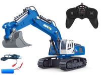 Pelle radiocommandée avec télécommande, tracteur de construction, transmetteur 2.4G, véhicule de construction, jouets pelleteuse