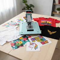 Presse à chaud industrielle pour vêtements, machine à transfert de t-shirts, sublimation, estampage, vinyle, feuille DTF, presse à chaud, directement de l'usine