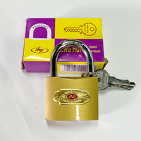 Bon marché, cadenas de sécurité en fer avec logo personnalisé, cadenas en laiton