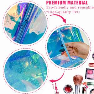 High Quality <b>Medium</b> Size PVC Shopping Tote <b>Bags</b> Waterproof Daily Food Storage with Personalized Laser Design Wholesale - Product Image 6