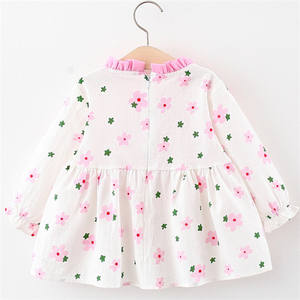 Ropa al por Mayor, Nuevo Producto, Vestido de Flores para Niñas al Estilo Chino con Imagen de Niños, Vestidos Casuales - Product Image 3