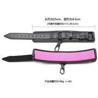 Menottes de bondage d'usine en cuir BDSM, ensemble de restraints réglables pour couples, accessoires de performance, jouets sexuels pour adultes, vente en gros