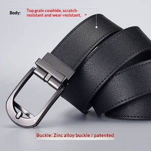 <span class=keywords><strong>Ceinture</strong></span> en cuir de vachette véritable fendue pour <span class=keywords><strong>homme</strong></span>, nouvelle collection, très vendue, avec boucle automatique en alliage, décontractée, 105-130 cm, pour femme - Product Image 2