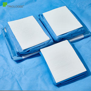 ผ้าขนหนูทางการแพทย์แบบใช้แล้วทิ้งสีน้ำเงินและสีขาวผ้าขนหนูผ่าตัดขนาดกำหนดได้เอง - Product Image 4