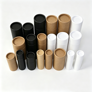 Tubo <span class=keywords><strong>de</strong></span> Cartón Kraft Biodegradable Personalizado para Bálsamo Labial, Tubo Decorativo <span class=keywords><strong>de</strong></span> Cartón - Product Image 3