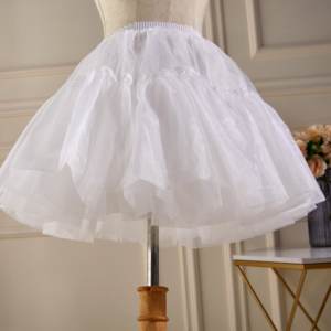 <span class=keywords><strong>Jupon</strong></span> en polyester 100% à couches superposées, <span class=keywords><strong>antistatique</strong></span>, brodé, 1723-40 cm, avec une légère évasée pour mariée/ballet/scène - Product Image 4