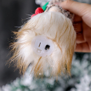 Light up faceless gnome plush ornament dwarf doll for christmas <b>tree</b> hanging window festive decor - Product Image 4