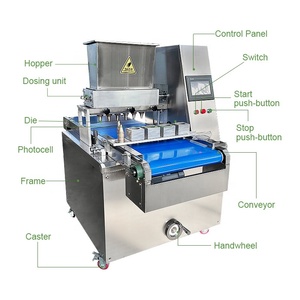 Trung tâm điền vào tự động cắt bánh quy thả nhỏ Cookie trang trí cắt làm cho nhà sản xuất máy gửi tiền cho nhà - Product Image 3