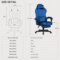 Chaise de jeu ergonomique en cuir au design européen moderne, pivotante à 360 degrés, chaise de bureau de direction réglable en hauteur, extensible et haute