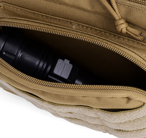 Sac de poitrine tactique multifonctionnel pour hommes Petit sac de taille de rangement de matériel de pêche portable pour l'escalade de randonnée en plein air. - Product Image 4