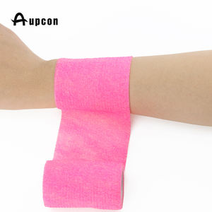 Warna murni merekat sendiri perban bungkus kohesif grosir perban pola cetak terapi olahraga - Product Image 5