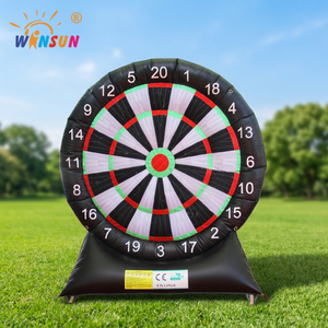 WINSUN Juego Deportivo Inflable Gigante, Objetivo de Fútbol, Obstáculo Inflable de PVC - Product Image 1