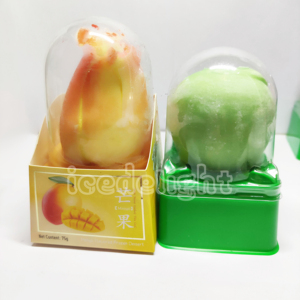 Crème glacée fruitée à la pêche et à la mangue Icedelight 75g*12pcs/ctn Boîte Dessert glacé Popsicle au chocolat Prêt à manger Durée de conservation de 18 mois Cacao - Product Image 6