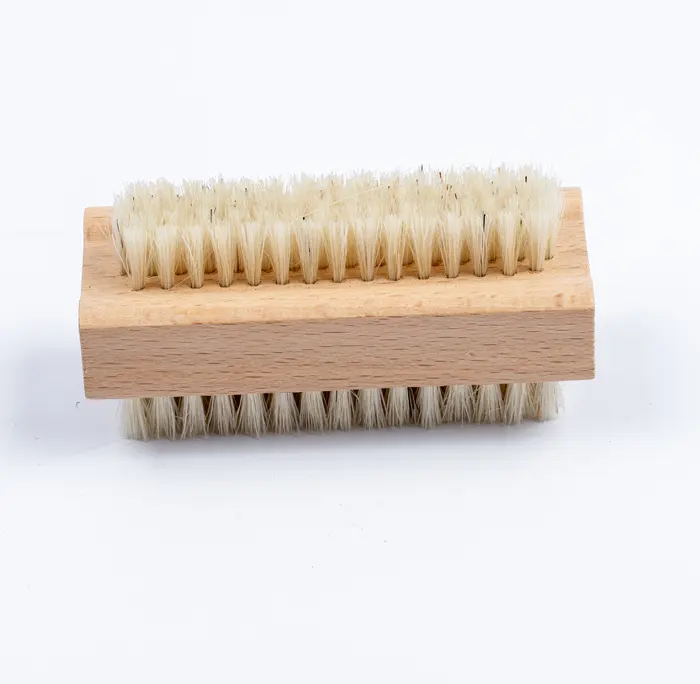 Beech Wood Double Side Nail Cleaning Brush