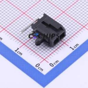 HC-MX3.0-2*1AW Wire-to-Board Pin Header Bent Lead Through Hole,P=3mm Connector 2x1P 3mm Right Angle Insert Micro-Fit (MX 3.0) - Product Image 1